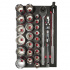 Urrea Juego de Dados con Matraca CH301, 3/4", Cromado, 27 Piezas