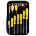 Urrea Juego de Desarmadores de Cruz/Plano JBUD02, 10 Piezas, Amarillo  1