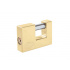 Urrea Candado de Acero Cortina Lock, 70mm, 1 Pieza, Latón, 3 Llaves Tetra