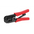 Urrea Pinza Ponchadora para Cable Modular UTP/STP 303, RJ-11/RJ-12/RJ-45, Rojo/Negro  1