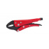 Urrea Pinza de Presión Quijada Curva 4103, 10", Rojo