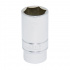 Urrea Dado Largos 5330HM, 1/2", 1 Pieza, Plata