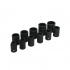 Urrea Juego de Dados de Impacto 74101, 1/2", 11 Piezas, Negro  1