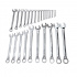 Urrea Juego de Llave Combinada 120080, 12 Piezas, Cromo