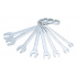 Urrea Juego de Llave Combinada 1200BMA, 8-19mm, 8 Piezas, Cromo