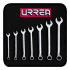 Urrea Juego de Llave Combinada 1200H, 7 Piezas, Acero Cromado