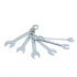 Urrea Juego de Llave Combinada 1201MT6, 10-17mm, 6 Piezas, Acero Cromado