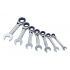 Urrea Juego de Llave Combinada 12MS7M, 3/4", 6 Piezas, Cromo