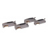 Urrea Pinza de Bloqueo 4140, 4 Piezas, Bronce-Aluminio