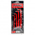Urrea Juego de Llave Hexagonal 4901V, 1/8 - 1/4", 4 Piezas, Cromo Vanadio