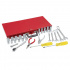 Urrea Juego de Dados con Matraca 5003B, 3/8", Acero, 28 Piezas