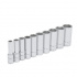 Urrea Juego de Dados 52111, 3/8", Cromado, 10 Piezas