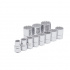 Urrea Juego de Dados 54111, 1/2", Cromado, 11 Piezas