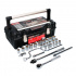 Urrea Juego de Dados y Accesorios con Matraca 54P28, 1/2", Cromado, 29 - Imagen adicional 1