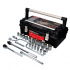 Urrea Juego de Dados y Accesorios con Matraca 54P28, 1/2", Cromado, 29 - Imagen adicional 2