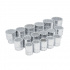 Urrea Juego de Dados 55205, 3/4", Cromado, 17 Piezas