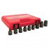 Urrea Juego de Dados 74300, 1/2", Fosfatado, 9 Piezas