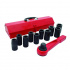Urrea Dado de Impacto 750012LH, 3/4", Acero, 12 Piezas