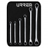 Urrea Juego de Llave de Estrías 8100CM, 9-26mm, 6 Piezas, Acero Cromado