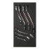 Urrea Juego de Llave de Estrella CH113, 8-19mm, 7 Piezas, Acero