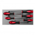Urrea Juego de Desarmadores Plano CH115L, 6 Piezas