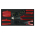 Urrea Pinza Pela Cable CH130, 5 Piezas, Acero