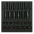 Urrea Juego de Dados CH218, 1/2", Óxido Negro, 29
