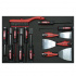 Urrea Set de Herramientas CH315, 6 Piezas, Negro/Rojo
