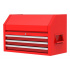 Urrea Gabinete P36S3, 36", 3 Compartimentos, Rojo