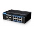 Switch Utepo Gigabit Ethernet UTP7308GE-POE, 8 Puertos PoE+ 10/100/1000 + 4 Puertos SFP, 24 Gbit/s, 8.000 Entradas -  No Administrable  3