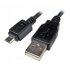 V7 Cable USB A Macho - Micro USB B Macho, 90cm, Negro