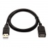 V7 Cable USB Macho - USB Hembra, 1 Metro, Negro