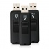 Memoria USB V7 VF24GAR-3PK-3N, 4GB, USB 2.0, Negro, 3 Piezas  1