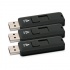 Memoria USB V7 VF24GAR-3PK-3N, 4GB, USB 2.0, Negro, 3 Piezas  3