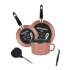 Vasconia Batería de Cocina 38514, 5 Piezas, Rosa  1