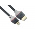 Vcom Cable HDMI Macho - Mini-HDMI Macho, 1.8 Metros, Negro/Gris  3