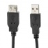 Vcom Cable USB A Macho - USB A Macho, 1.8 Metros, Negro  1