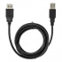 Vcom Cable USB A Macho - USB A Macho, 1.8 Metros, Negro  2