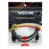Vcom Cable USB A Macho - USB A Hembra, 3 Metros, Negro  2