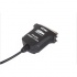 Vcom Cable USB A Macho - Paralelo Hembra, 1.2 Metros, Negro  3