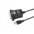 Vcom Cable USB A Macho - Paralelo Hembra, 1.2 Metros, Negro  6