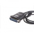 Vcom Cable USB A Macho - Paralelo Hembra, 1.2 Metros, Negro  8