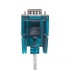 Vcom Cable  Cable Serial USB A Macho - DB9 Macho, 1.2 Metros, Azul/Plata  3