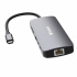Verbatim Hub USB-C - 1x HDMI, 1x RJ45, 2x USB-C, 1x USB-A 3.2 Gen2, 2x USB-A 3.2 Gen1, 1x SD, 1x microSD, Gris  2