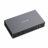 Verbatim Docking Station 32172 USB-C - 1x HDMI, 2x HDMI, 2x DP, 1x RJ-45, 1x USB-A 3.2 Gen2, 2x USB-A 3.2 Gen1, 2x USB-A 2.0, 1x USB-C 3.2 Gen2, 1x SD, 1x MicroSD, 1x 3.5mm, Negro  1