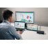 Verbatim Docking Station 32172 USB-C - 1x HDMI, 2x HDMI, 2x DP, 1x RJ-45, 1x USB-A 3.2 Gen2, 2x USB-A 3.2 Gen1, 2x USB-A 2.0, 1x USB-C 3.2 Gen2, 1x SD, 1x MicroSD, 1x 3.5mm, Negro  9