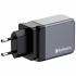 Verbatim Cargador de Pared GNC-65, 65W, 2x USB-C, 1x USB-A, Gris  3