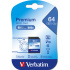 Memoria Flash Verbatim Premium, 64GB SDXC Clase 10  2