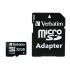 Memoria Flash Verbatim, 32GB microSDHC Clase 10, con Adaptador  1