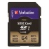 Memoria Flash Verbatim Pro+, 64GB SDXC Clase 10  1